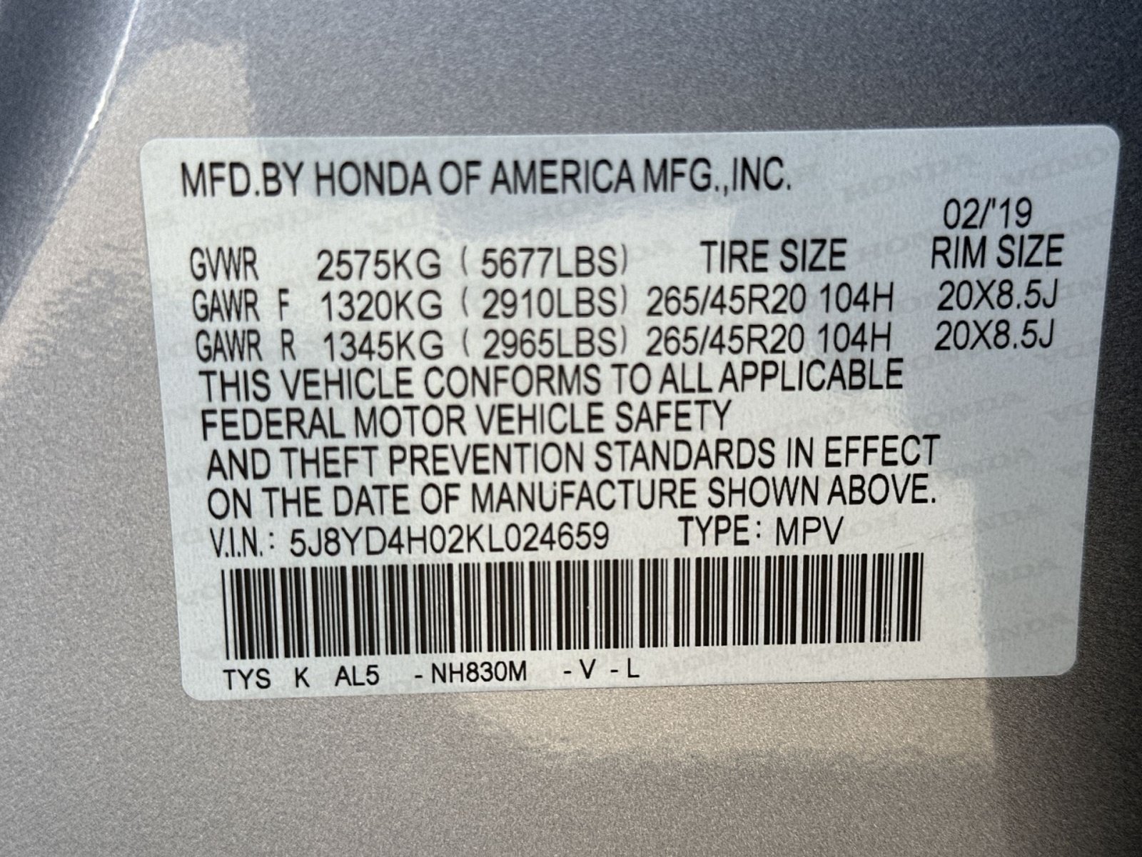 Used 2019 Acura MDX A-Spec AWD/4WD image 38