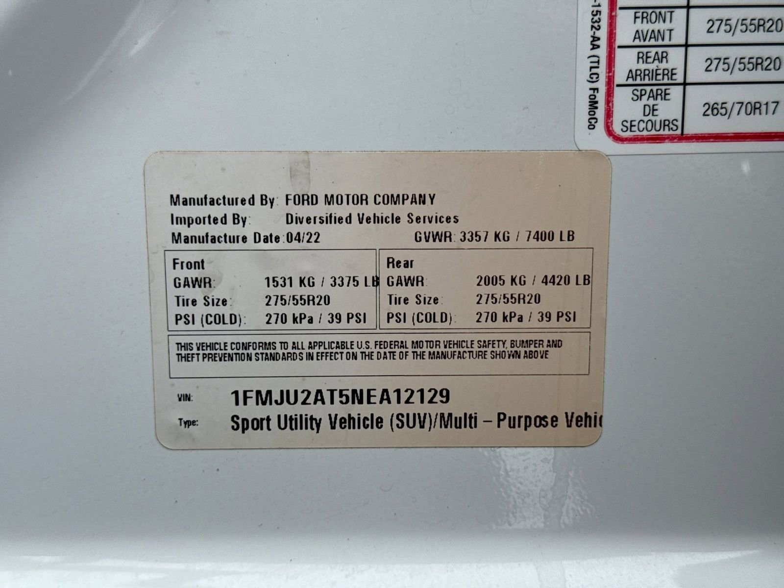 Certified 2022 Ford Expedition Limited AWD/4WD image 37