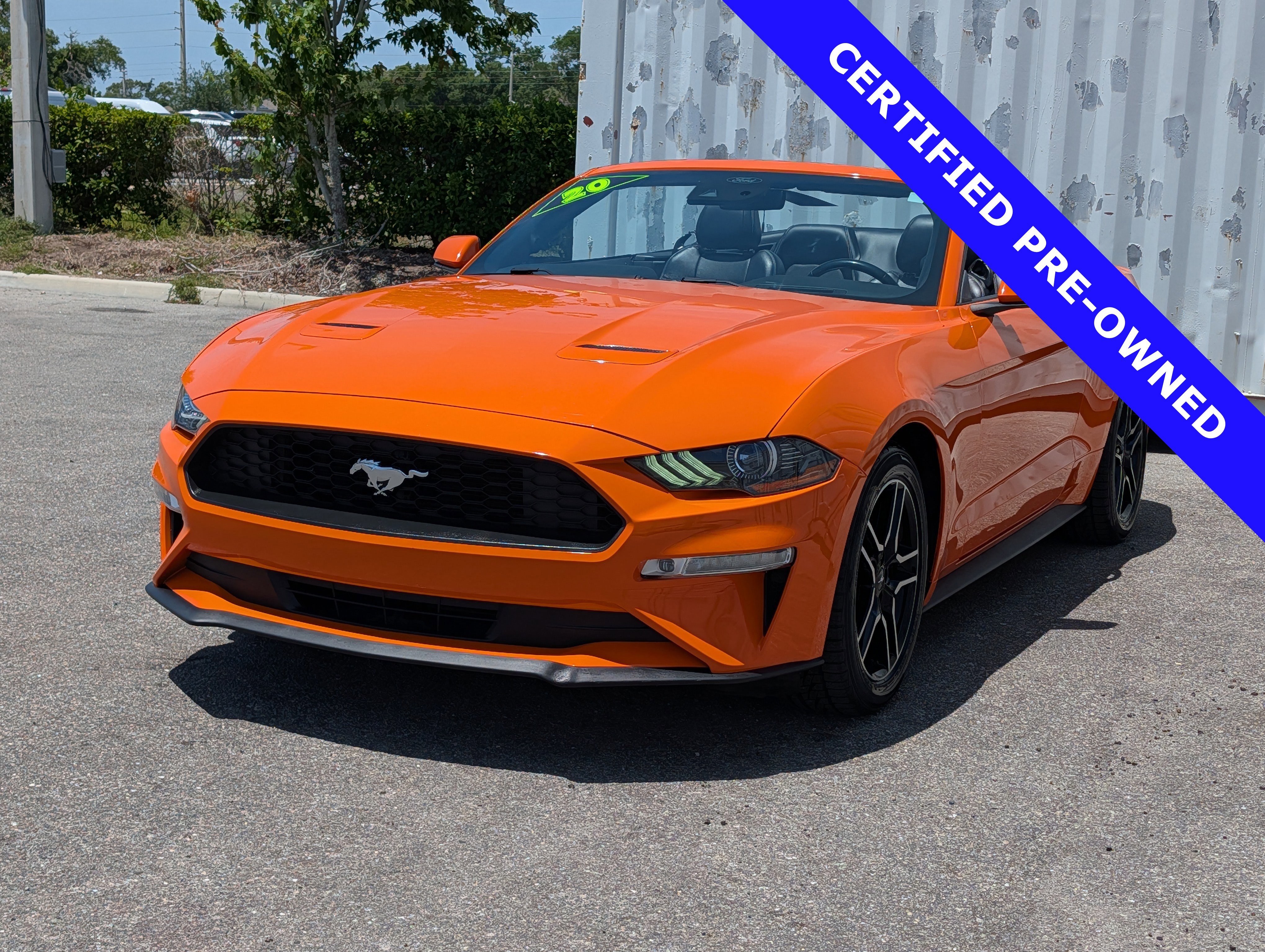 Certified 2020 Ford Mustang Premium w/ Ford Safe & Smart Package RWD image 7