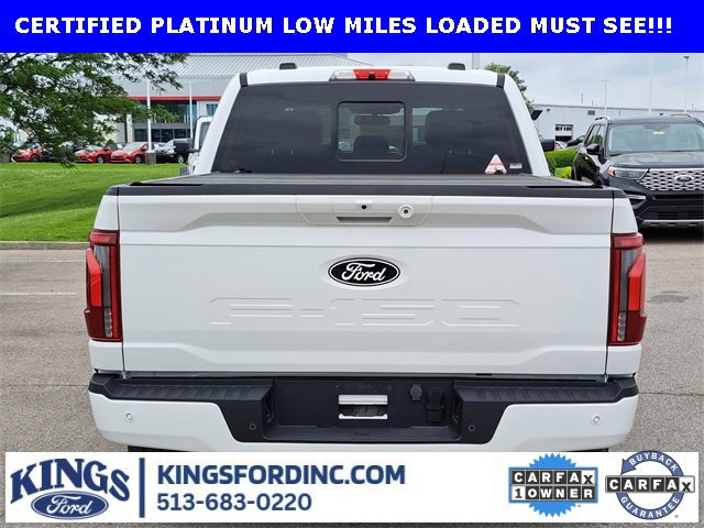 Certified 2024 Ford F150 Platinum w/ Equipment Group 702A High image 4