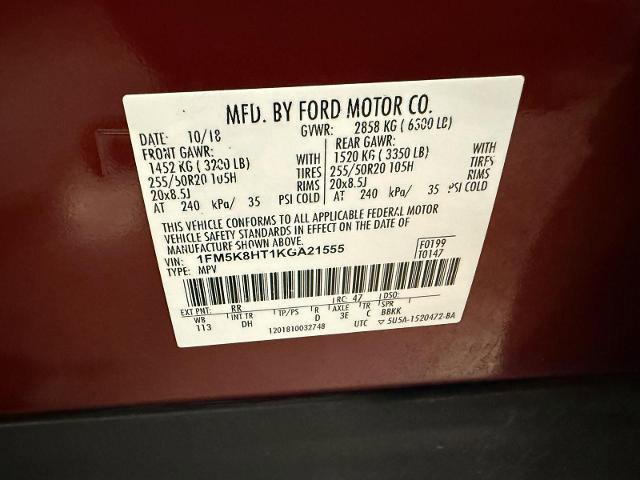 Certified 2019 Ford Explorer Platinum image 30