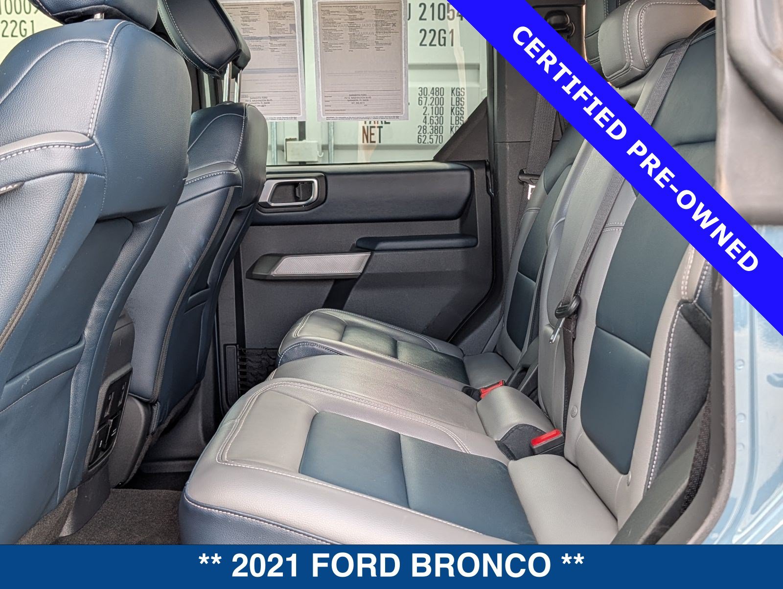 Certified 2021 Ford Bronco Outer Banks AWD/4WD image 15