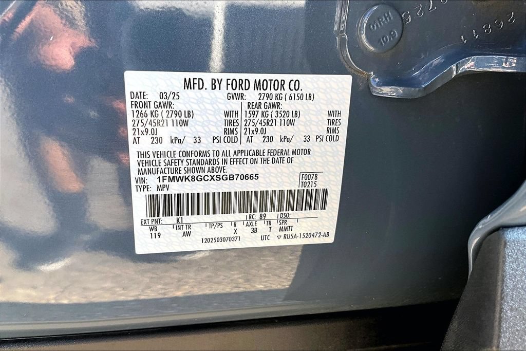 Certified 2025 Ford Explorer ST AWD/4WD image 36