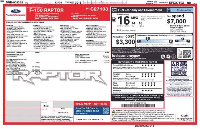Certified 2025 Ford F150 Raptor AWD/4WD image 27