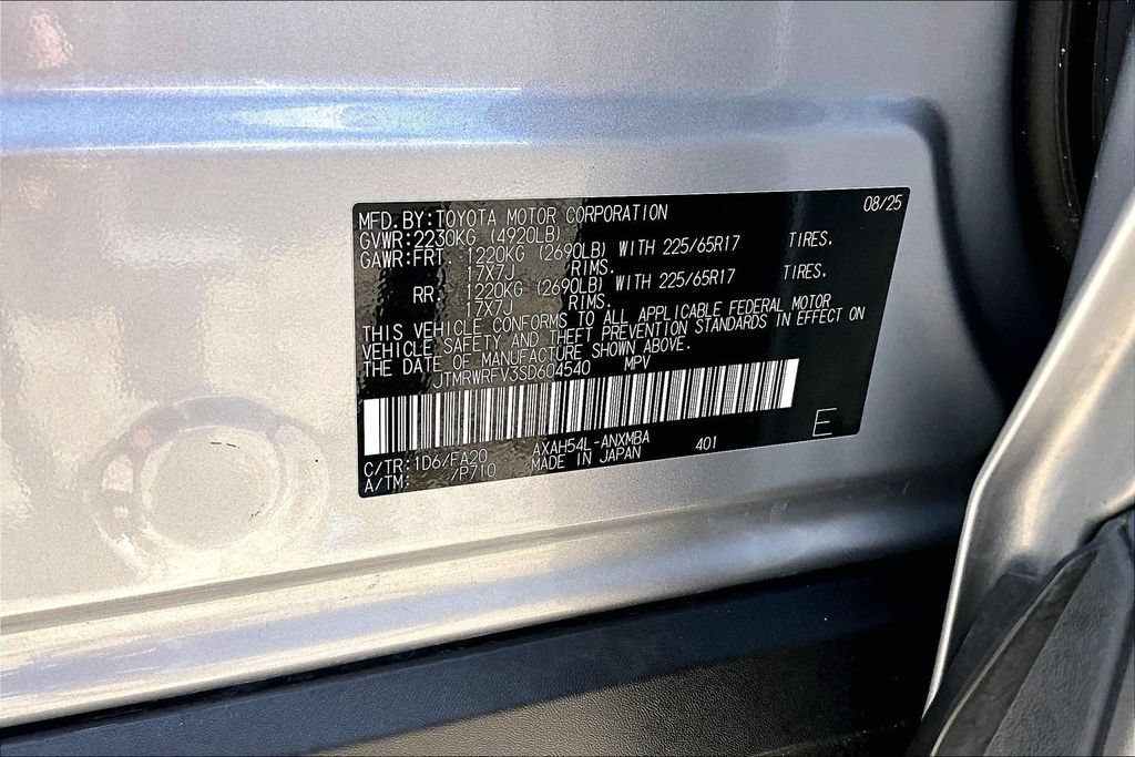 Used 2025 Toyota RAV4 XLE w/ Convenience Package AWD/4WD image 35