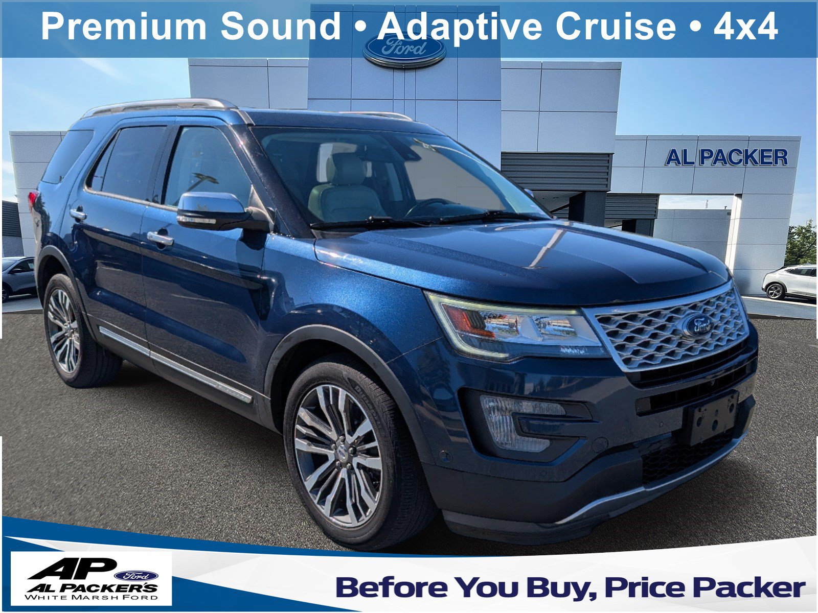 Certified 2017 Ford Explorer Platinum