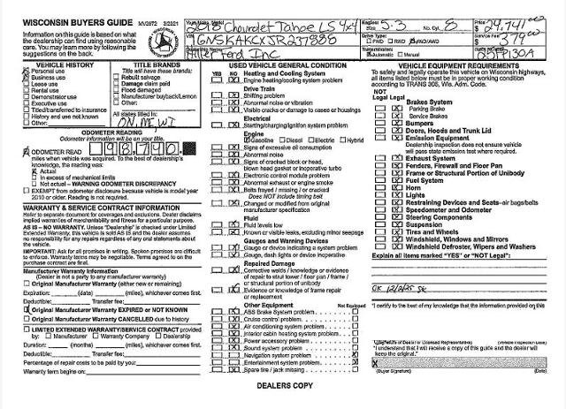 Used 2018 Chevrolet Tahoe LS image 38