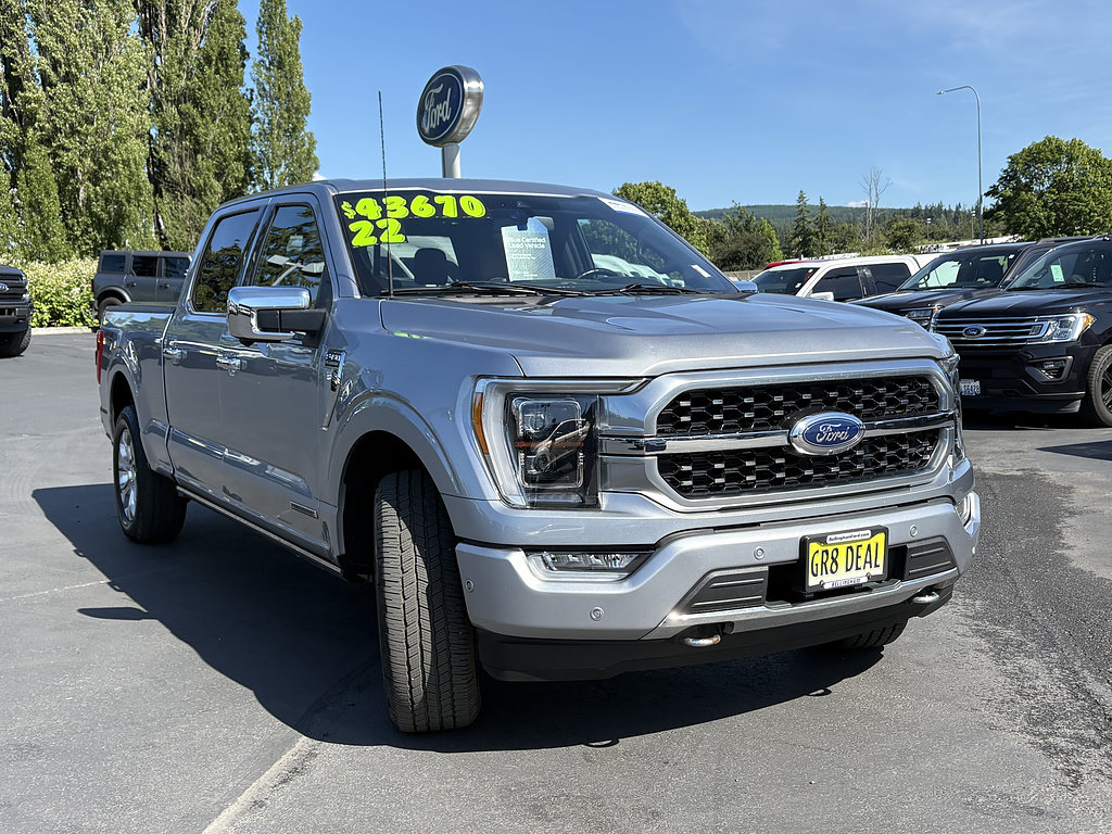 Certified 2022 Ford F150 Platinum w/ Equipment Group 701A High AWD/4WD image 3