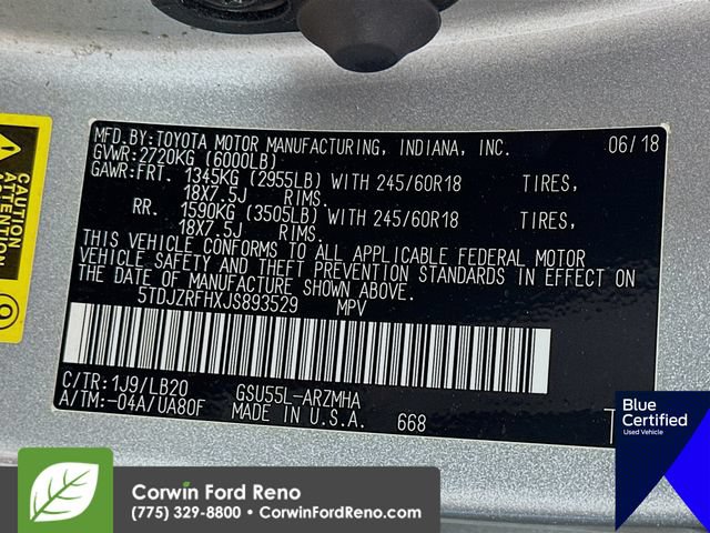 Used 2018 Toyota Highlander XLE AWD/4WD image 37