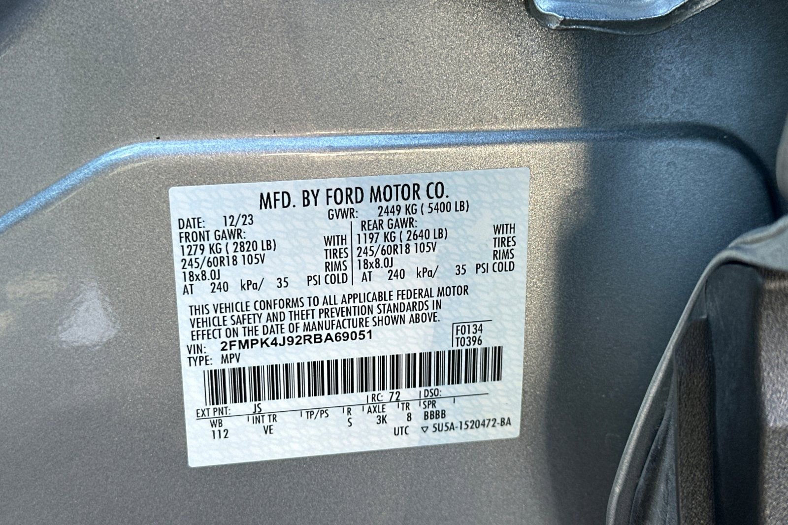 Certified 2024 Ford Edge SEL image 31