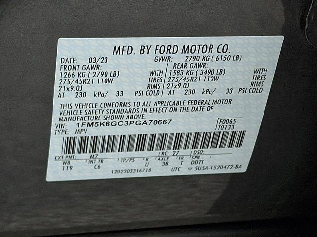Certified 2023 Ford Explorer ST w/ Equipment Group 401A AWD/4WD image 30
