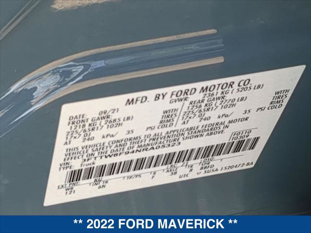 Certified 2022 Ford Maverick Lariat w/ Lariat Luxury Package AWD/4WD image 24