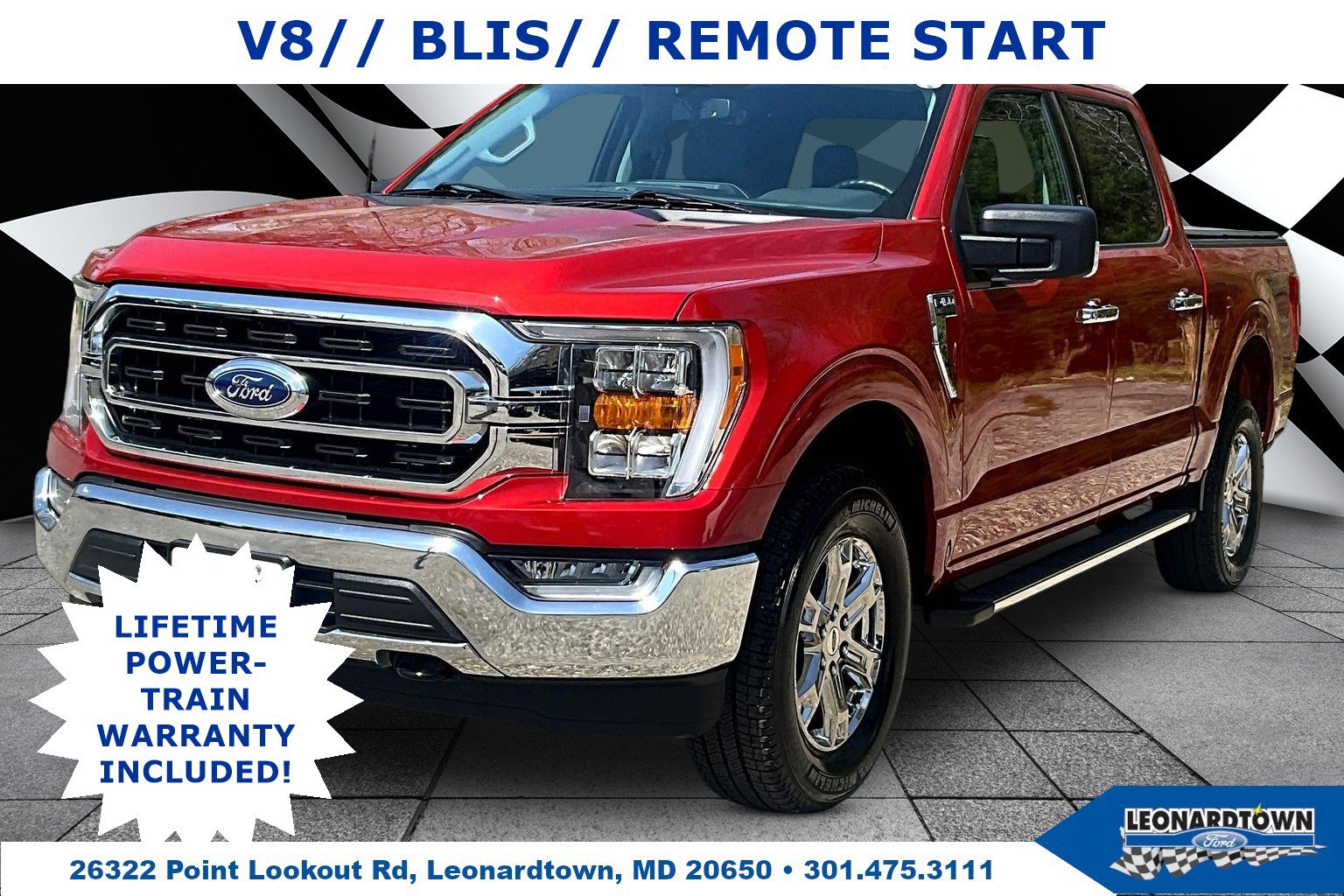 Certified 2023 Ford F150 XLT w/ Equipment Group 302A High