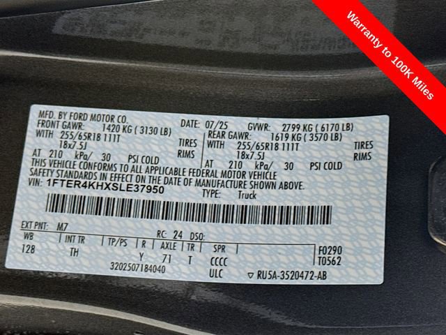 Certified 2025 Ford Ranger Lariat w/ Trailer Tow Package image 36