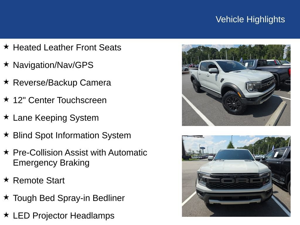 Certified 2026 Ford Ranger Raptor AWD/4WD image 5