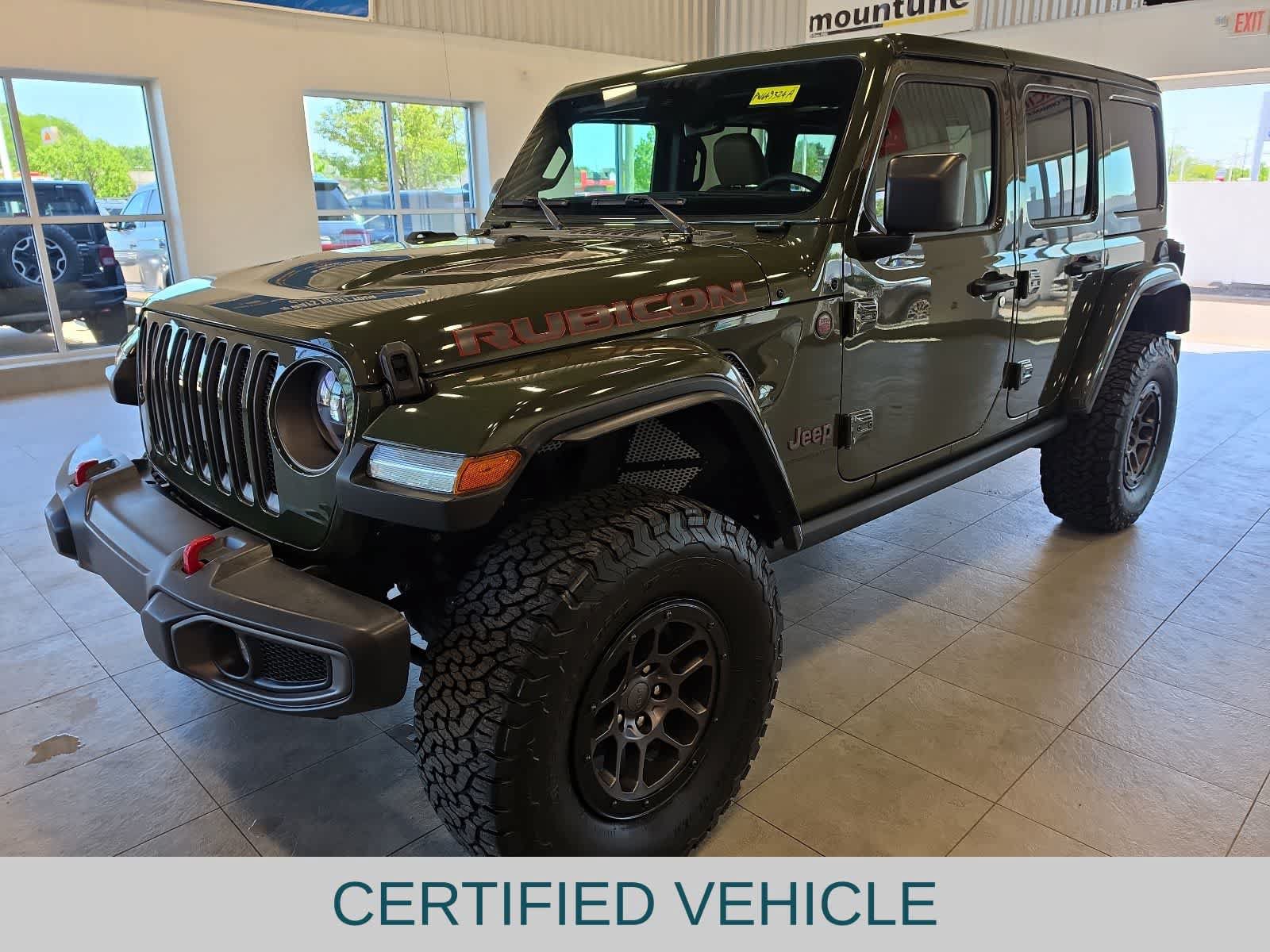 Used 2023 Jeep Wrangler Unlimited Rubicon w/ Xtreme 35 Tire Package AWD/4WD image 1