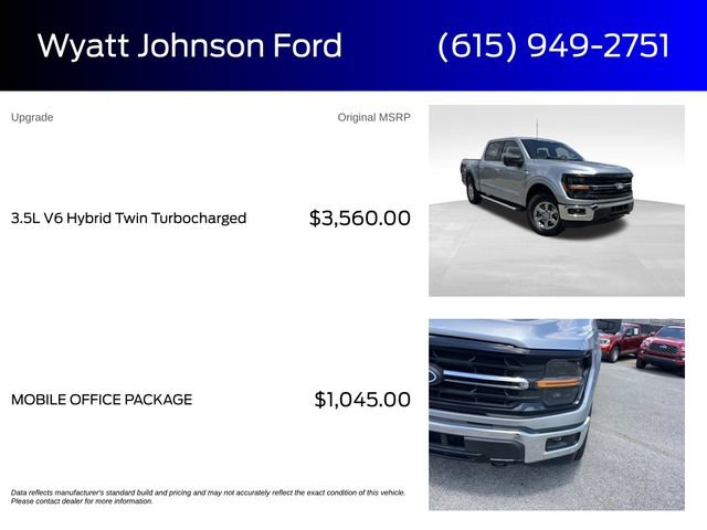 Certified 2024 Ford F150 XLT w/ Mobile Office Package AWD/4WD image 5