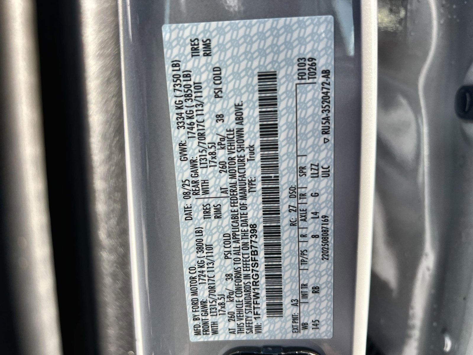 Certified 2025 Ford F150 Raptor image 29