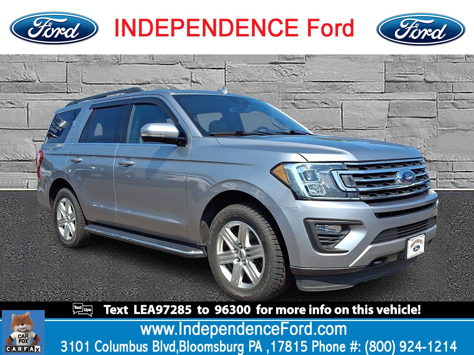 Certified 2020 Ford Expedition XLT w/ Equipment Group 202A
