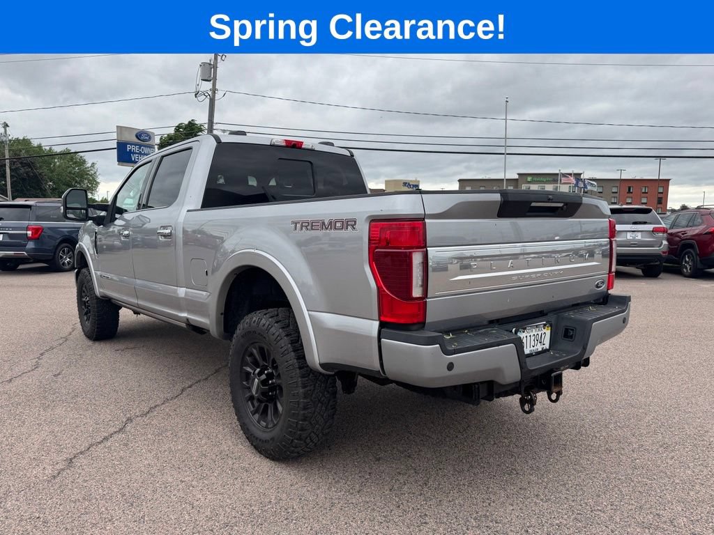 Certified 2021 Ford F350 Platinum w/ Tremor Off-Road Package AWD/4WD image 4