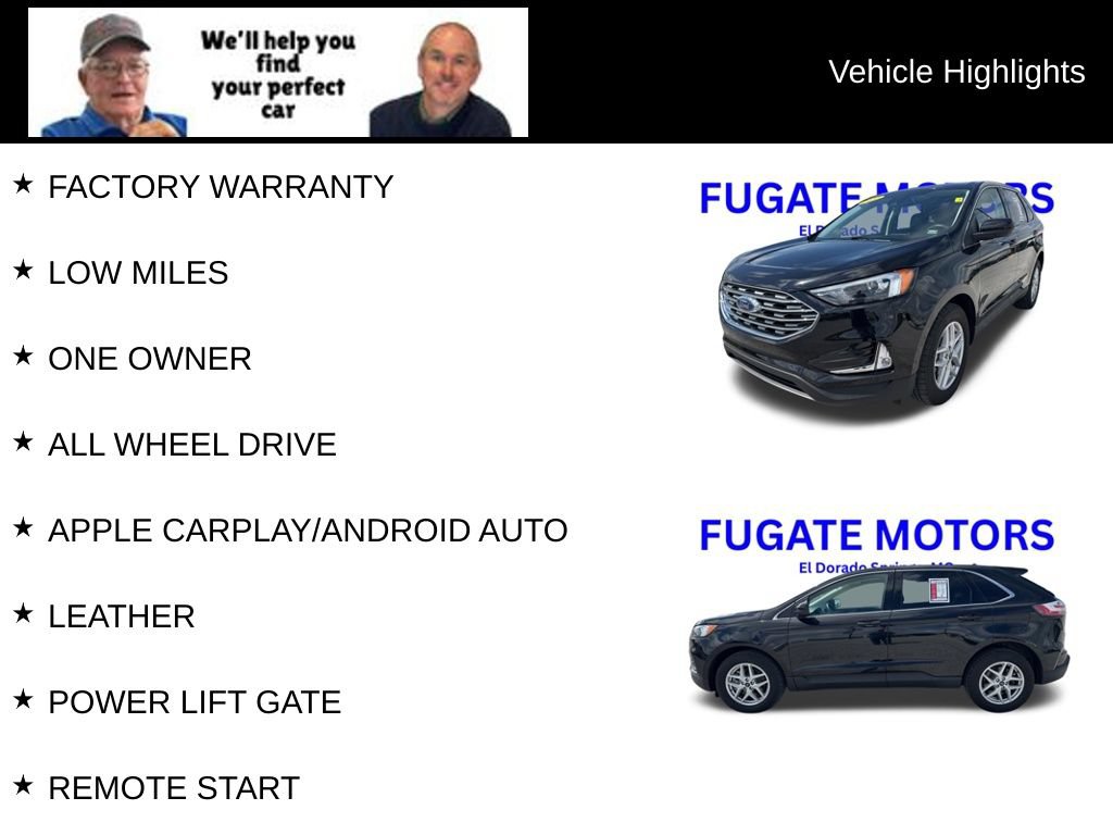 Certified 2022 Ford Edge SEL w/ Convenience Package AWD/4WD image 8