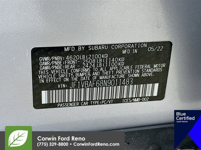 Used 2022 Subaru WRX Premium AWD/4WD image 34