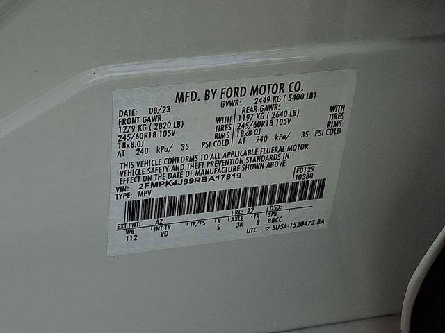 Certified 2024 Ford Edge SEL w/ Convenience Package AWD/4WD image 28