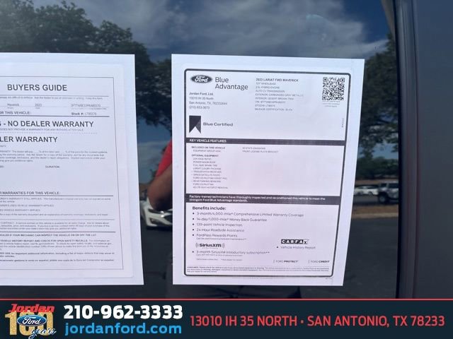 Certified 2023 Ford Maverick Lariat w/ Lariat Luxury Package FWD image 33