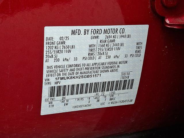 Certified 2025 Ford Explorer ST-Line AWD/4WD image 25