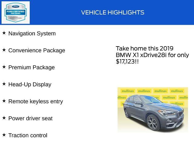 Used 2019 BMW X1 xDrive28i w/ Convenience Package AWD/4WD image 18
