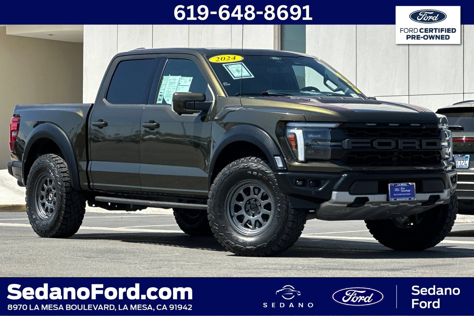 Certified 2024 Ford F150 Raptor