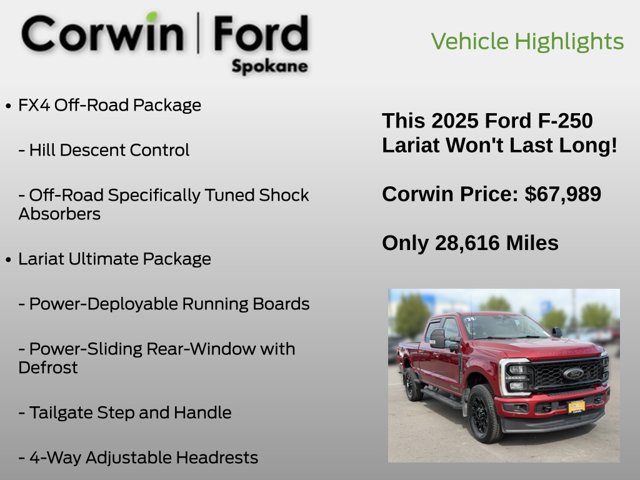 Certified 2025 Ford F250 Lariat w/ Lariat Ultimate Package AWD/4WD image 13