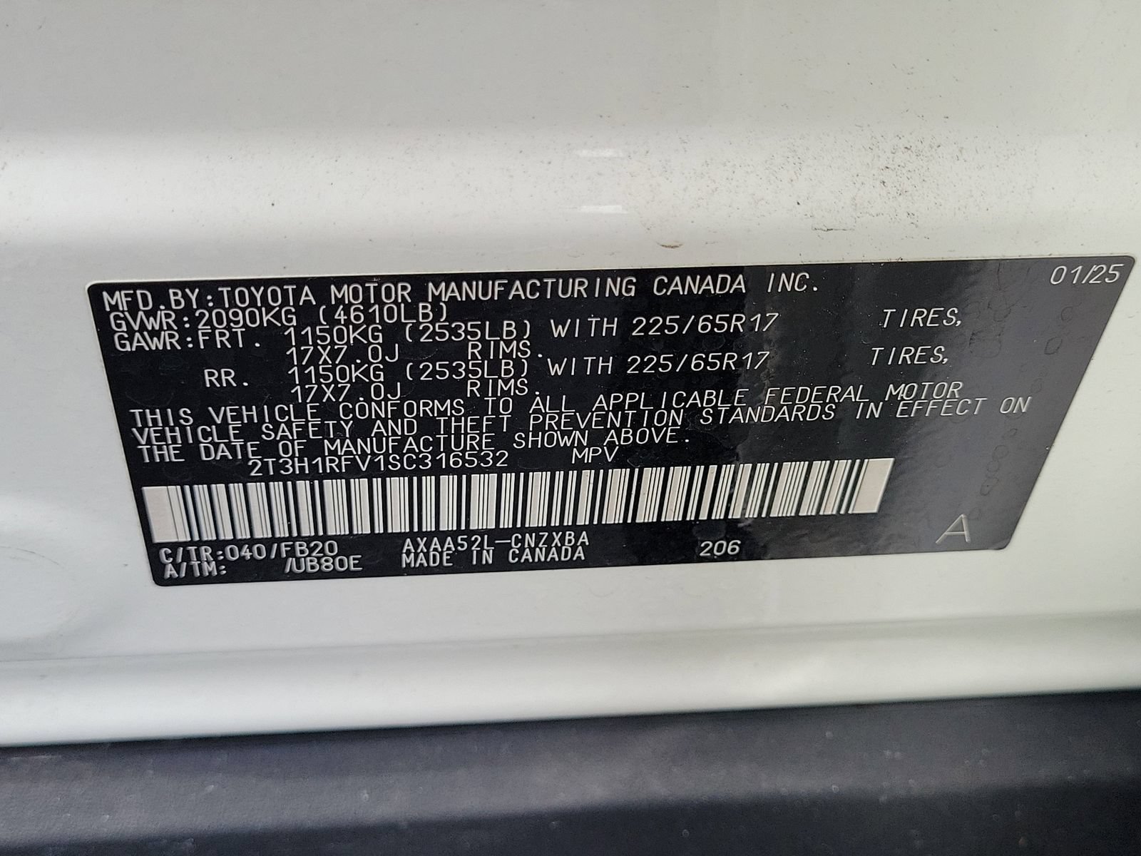 Used 2025 Toyota RAV4 LE FWD image 27