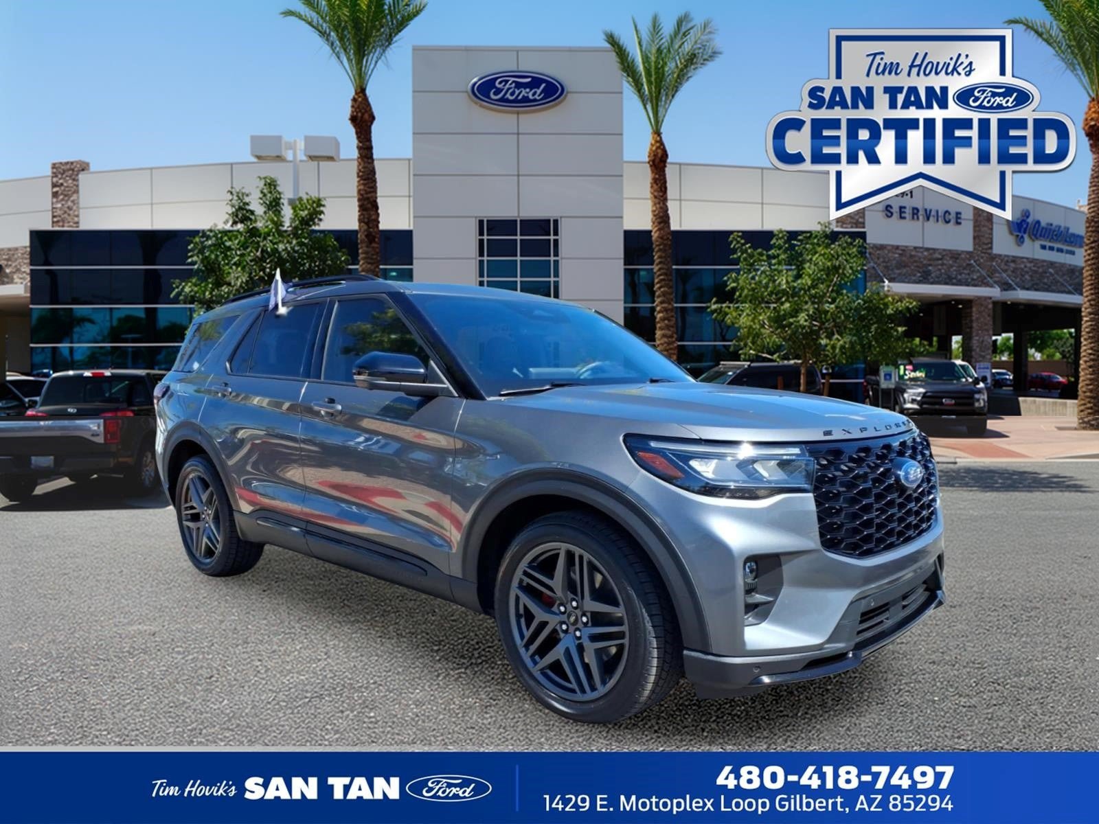 Certified 2025 Ford Explorer ST w/ Sun And Sound Package