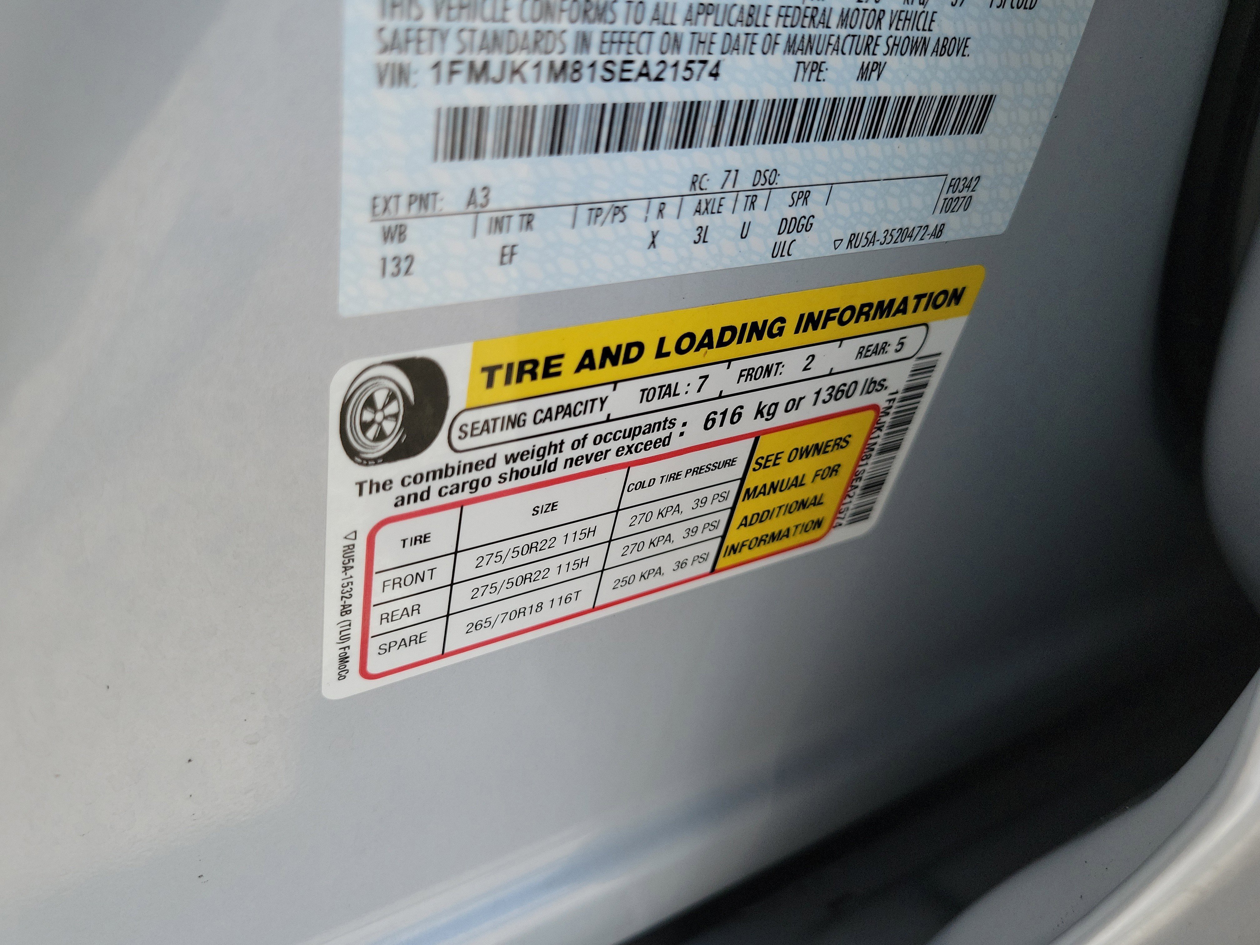 Certified 2025 Ford Expedition Max Platinum w/ Driver's Package image 30