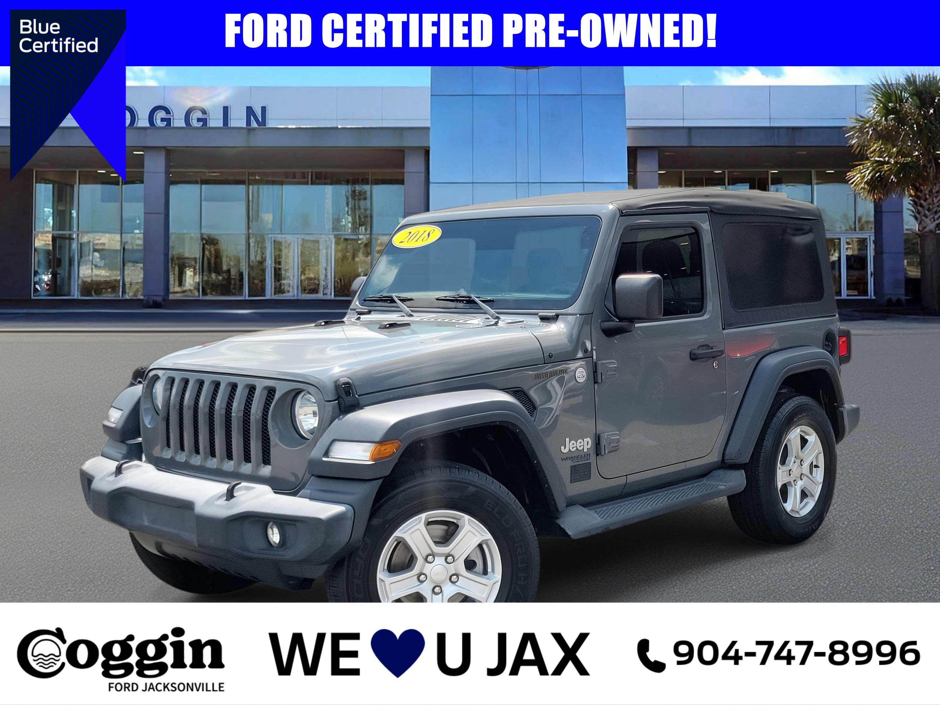 Used 2018 Jeep Wrangler Sport S