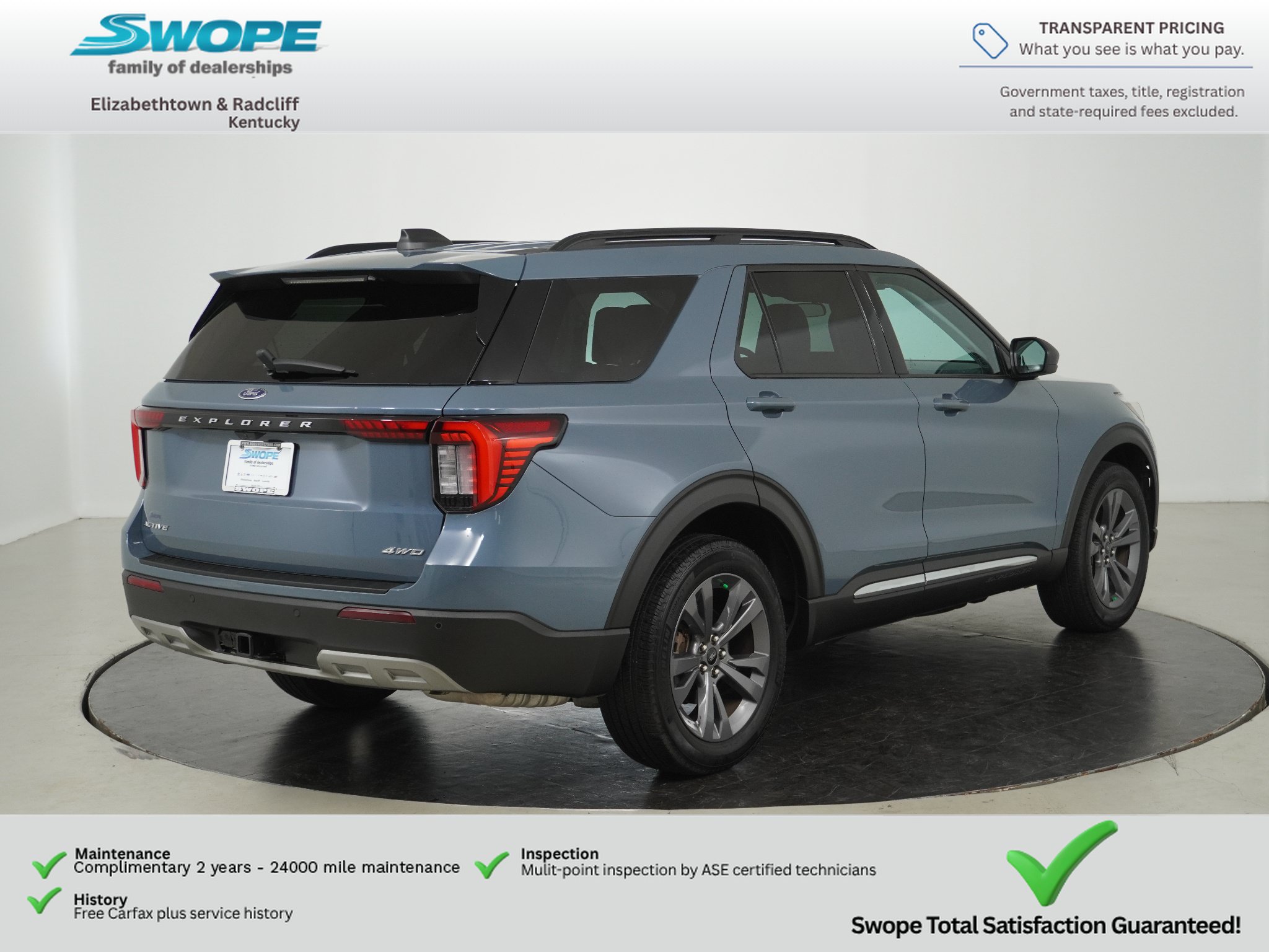 Certified 2025 Ford Explorer Active w/ Active Comfort Package AWD/4WD image 3