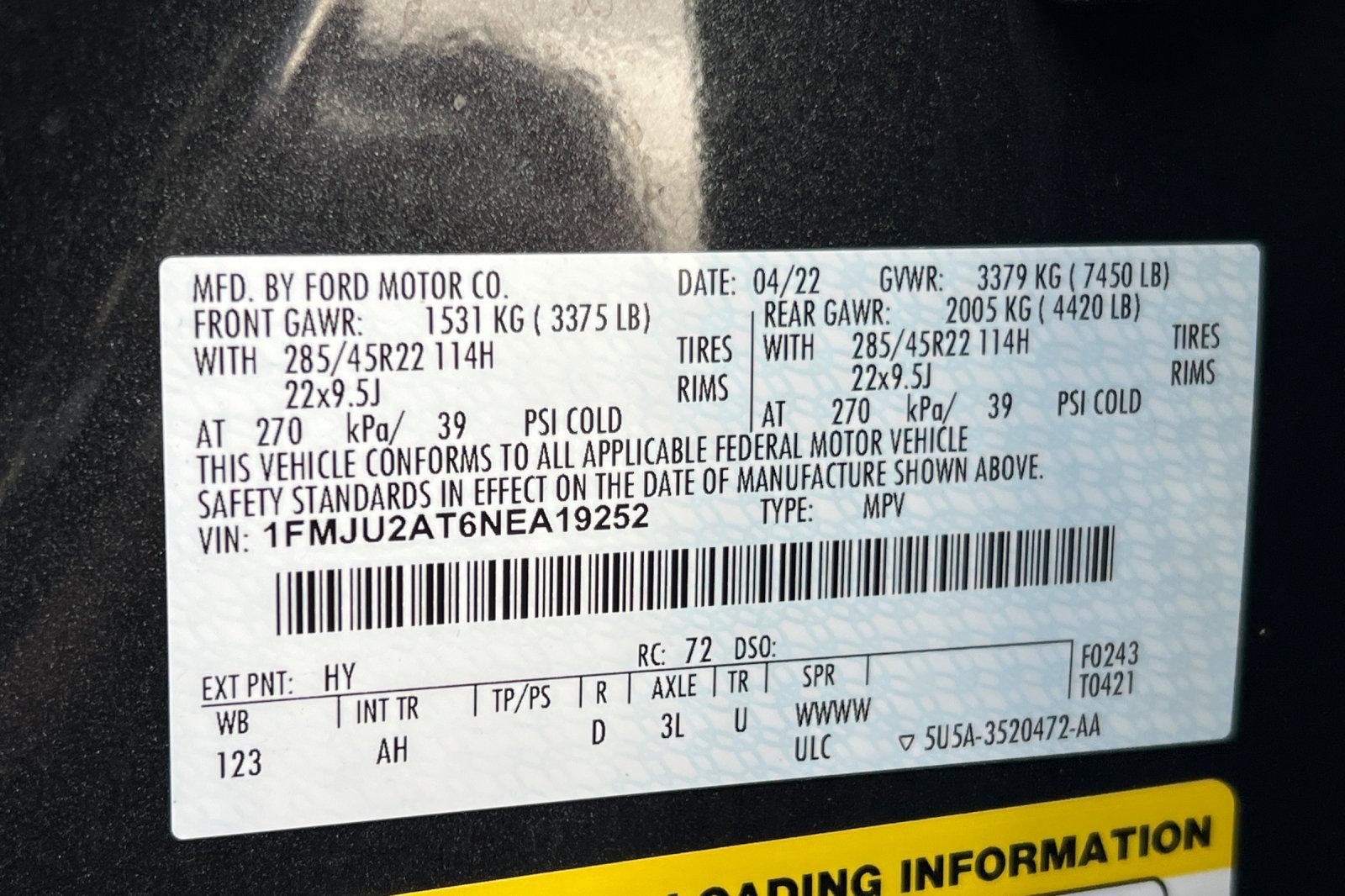 Certified 2022 Ford Expedition Limited image 56