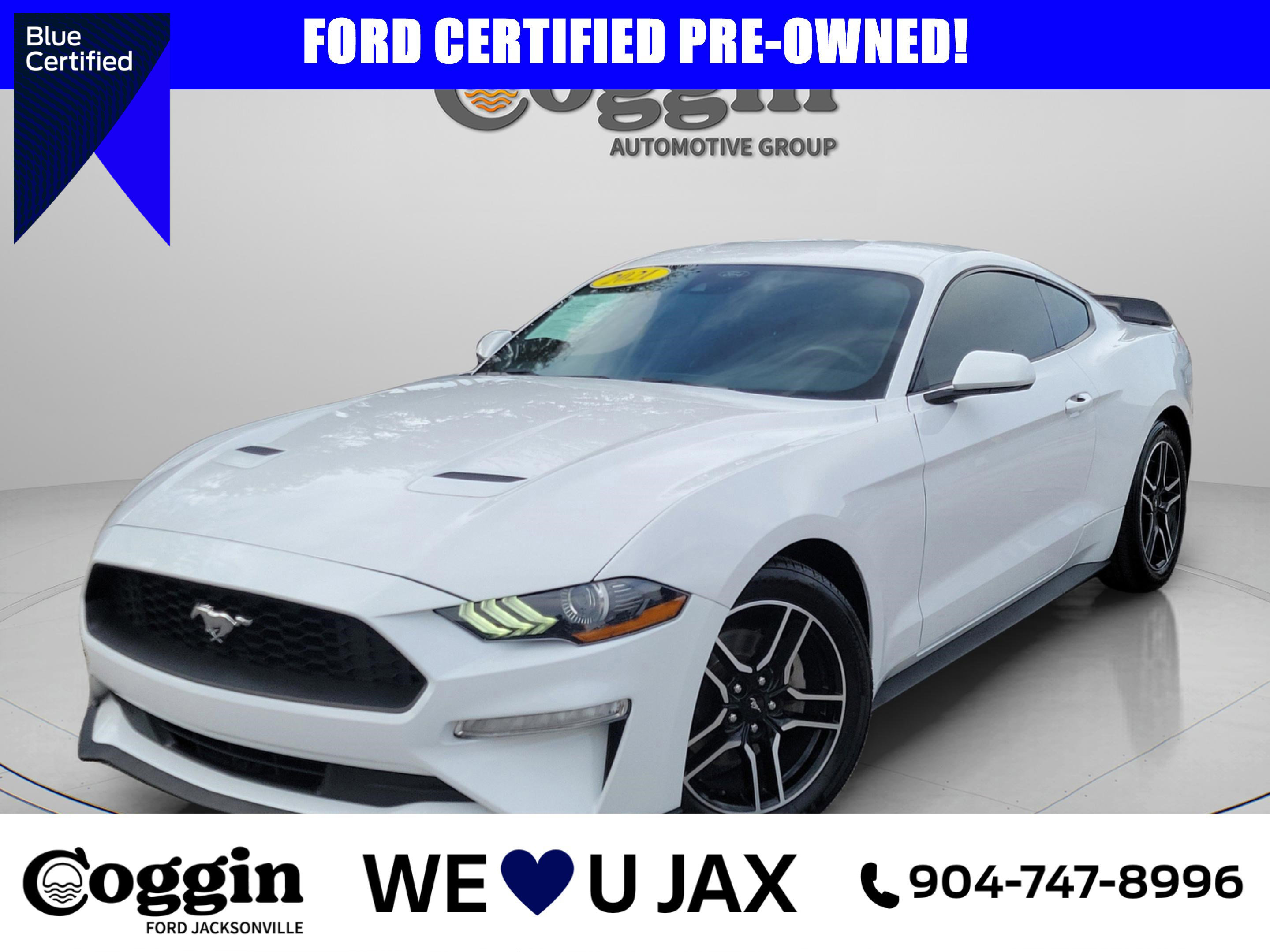 Certified 2021 Ford Mustang EcoBoost w/ Equipment Group 101A image 1