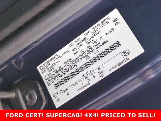 Certified 2023 Ford F150 XL w/ STX Appearance Package AWD/4WD image 29