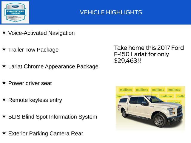 Certified 2017 Ford F150 Lariat image 18