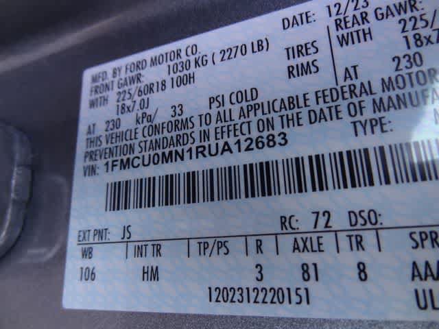 Certified 2024 Ford Escape ST-Line FWD image 39