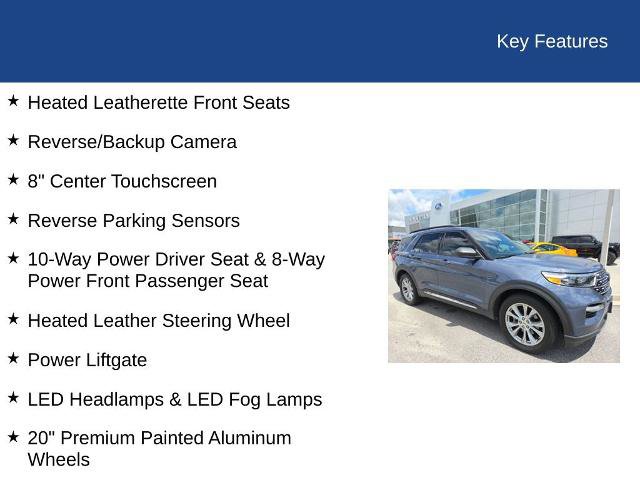 Certified 2021 Ford Explorer XLT w/ Equipment Group 202A RWD image 12
