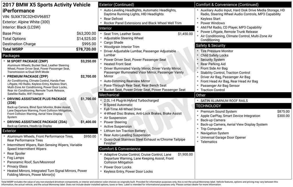 Used 2017 BMW X5 xDrive40e image 47