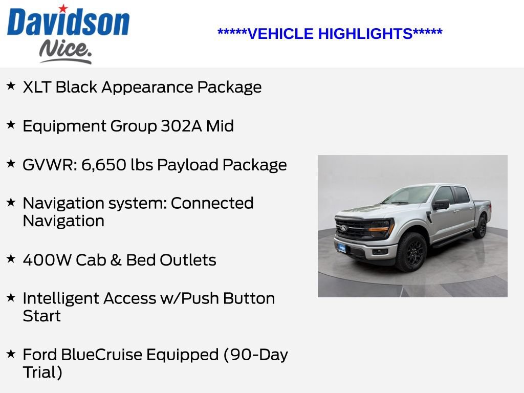 Certified 2024 Ford F150 XLT w/ Equipment Group 302A MID AWD/4WD image 5