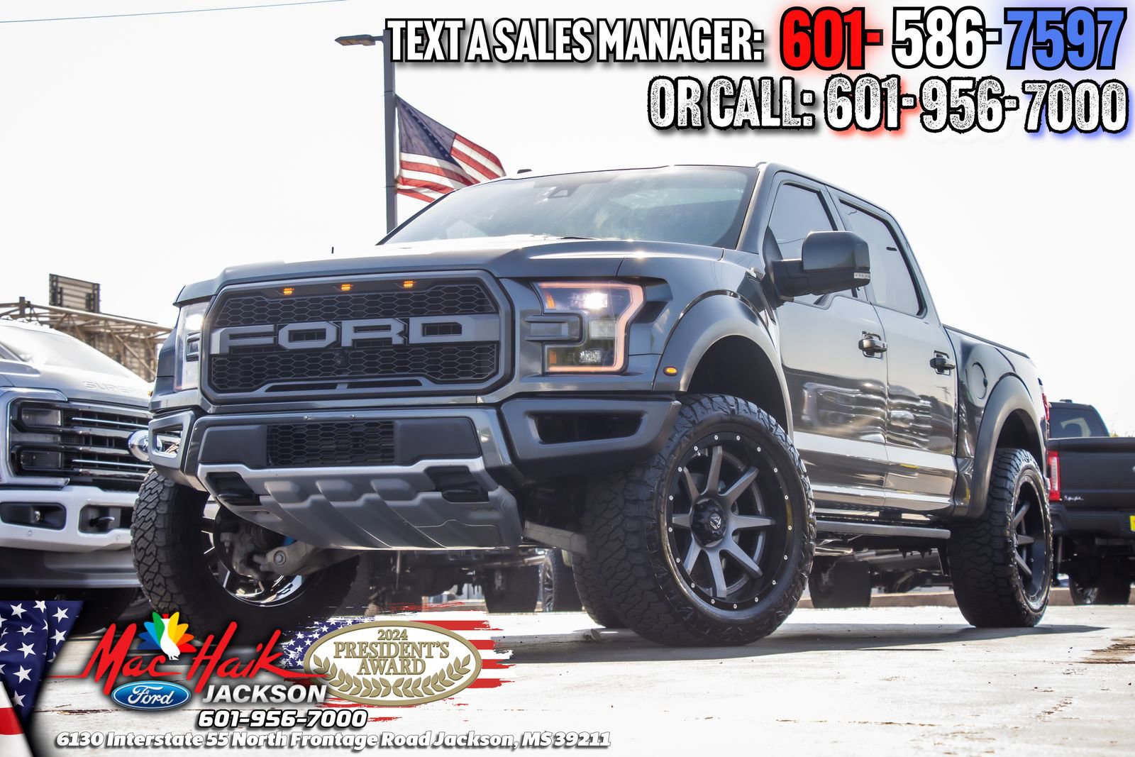 Certified 2018 Ford F150 Raptor w/ Equipment Group 802A Luxury