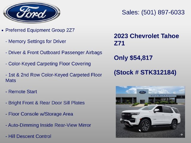 Used 2023 Chevrolet Tahoe Z71 w/ Luxury Package AWD/4WD image 6