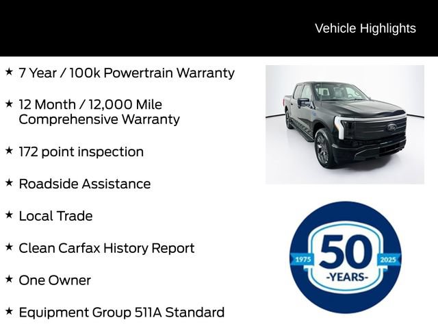 Certified 2025 Ford F150 Lightning Lariat AWD/4WD image 6
