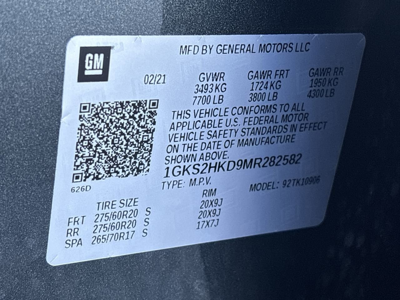 Used 2021 GMC Yukon XL AT4 w/ Technology Package image 44