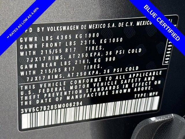 Used 2025 Volkswagen Taos S FWD image 12